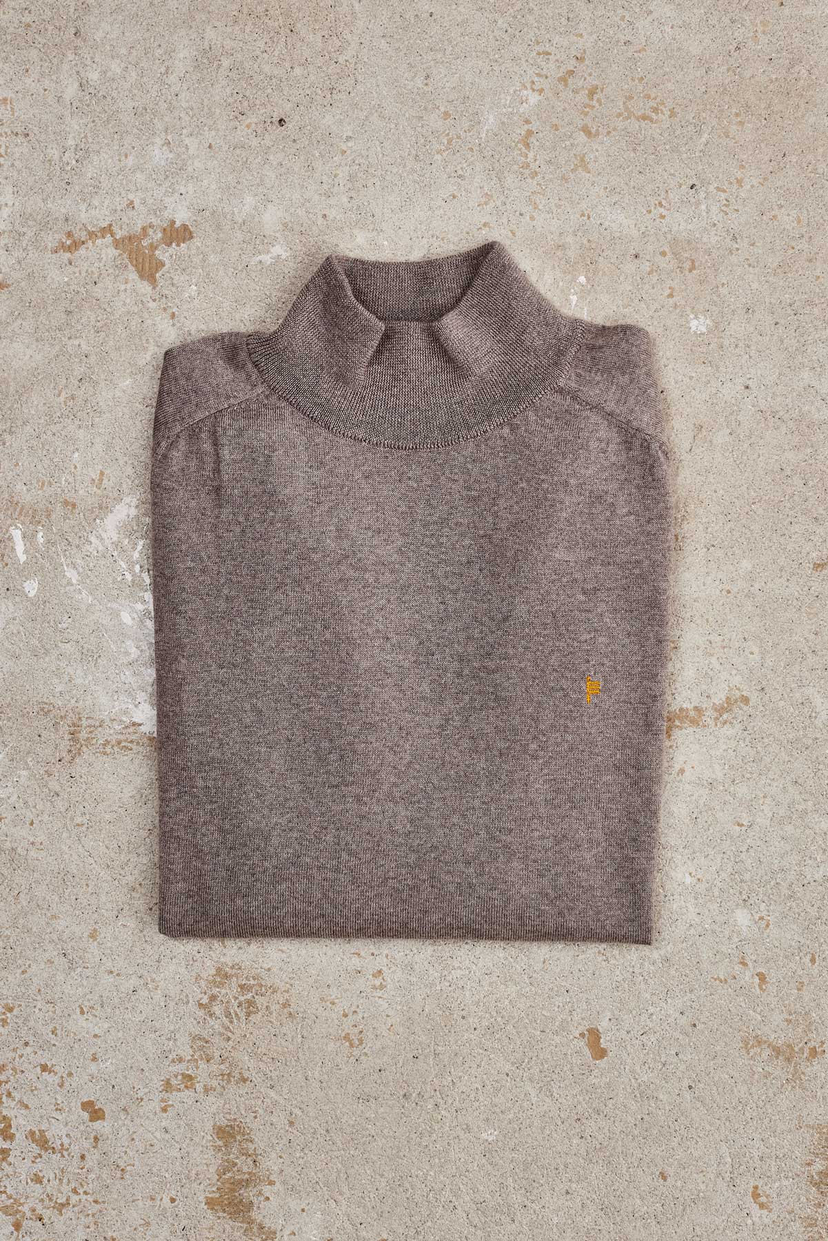Merino Mock Neck